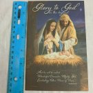 Guideposts Someone Cares Christmas Fold-out Card Holy Family in Stable Glory
