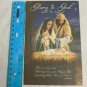 Guideposts Someone Cares Christmas Fold-out Card Holy Family in Stable Glory