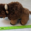 Wishpets BANU SQUARE-O Brown Plush BUFFALO Bison Soft Toy