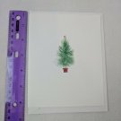 Hallmark Christmas Holiday Card Tree Minimalist Unused