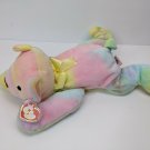 Ty Beanie Buddies SHERBET Tie-dye Bear 14" Long Plush Stuffed Animal