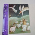 Fantus Paper Products Christmas Holiday Card Unused Angels & Shepherds