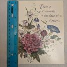 Friendship Note Card Sitting Sunny by Cyndy Callog Flowers & Bird by Sunrise