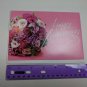 Gem Stone Sam Mugraby Greeting Card Happy Anniversary Pink Flowers