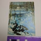 Heartland Classic Snowscape Greeting Card Frozen River Merry Christmas