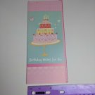 Susan G. Komen Birthday Wishes Cake Greeting Card, Matching Envelope