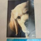 Gold Lab Puppy Happy Birthday Card Art by Marilyn Barkhouse of Porterfield's