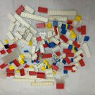 American Bricks & Unmarked Interlocked Brick Toys White/Red/Blue/Yellow