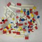 American Bricks & Unmarked Interlocked Brick Toys White/Red/Blue/Yellow