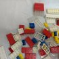 American Bricks & Unmarked Interlocked Brick Toys White/Red/Blue/Yellow