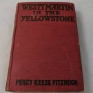 WESTY MARTIN IN THE YELLOWSTONE 1924 HC G&D Percy Keese Fitzhugh