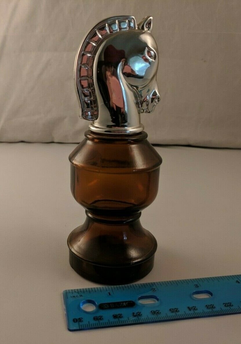 Avon Smart Move Chess Piece Wild Country After Shave Label EMPTY BOTTLE NO BOX