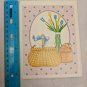 Note Card Blank Inside Leanin Tree Mary C Furch Illustration Egg Basket, Flowers
