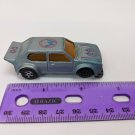 Made in Macao Pull-back Car #M11 Gray-Blue W 11 2.5" Long Red *Junkyard*