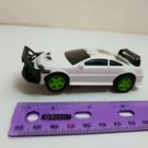 ARTIN White Car, Green Hub Caps 4" Long Cyber Champion Sticker UNTESTED