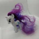 My Little Pony FiM Rarity Unicorn Left Symbol Hex-Pupil 3" Brushable