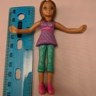 Mattel Polly Pocket 2008 Happy Meal McDonald's Doll Shani Purple/Aqua/Pink