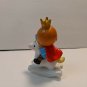 Resin Figurine Cake Topper Boy Prince on Rocking Horse Pony Unicorn 3" Tall