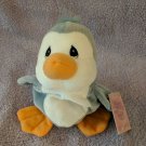 Enesco Precious Moments Tender Tails PENGUIN Bird Plush Stuffed Animal 7" Tall