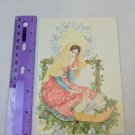Vintage Gibson Greeting Cards Christmas Mary & Baby Jesus Nativity Postcard