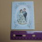 VTG Mini Gift Card New in Wrapper Bridal Shower Bride & Groom & Cake