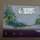 VTG 1960's Greeting Card Best Wishes Congratulations Gold Foil Accent