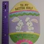 Vintage Ambassador Fold-out Easter Greeting Cards To My Better Half Bunnies