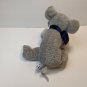 Mary Meyer Flip Flops Gray Mouse w/ Blue Scarf 11" Long Plush Stuffed Animal