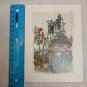 Blank Note Card Flower Garden Work Bench Gina B. Designs/Christine Kenny