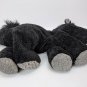 Floppy Black/Gray Pony Horse Plush Stuffed Animal 12" Long USED