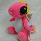 Fiesta Neon Pink/Yellow/Silver Comet Baby Dragon 7" Tall Stuffed Animal
