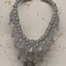 Gray Plastic Drapey Necklace Jewelry for 12" NO DOLL *Buy 5+ Free US Ship*