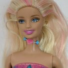 Barbie Swimsuit Doll Molded Bikini, Jointed Knees & Ankles, Pink Hair Streaks