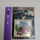 Dale Burdett Amish Girl Doll w/ Hearts Counted Cross Stitch Mini Kit