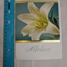 Marianist Easter Card White Lily Alleluia