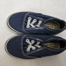 Joe Boxer Toddler Boy Shoe Size 6 Navy Blue/White 6" Long 2.5" Wide