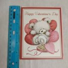 New Beginnings Greeting Card Happy Valentine's Day Makiko Teddy Bear &  Hearts
