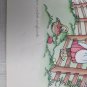 Current Inc Joan Walsh Anglund Postcard Blonde Girl at Fence Watching Sun, Farm