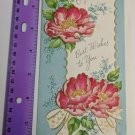 Wallace Brown WB Vintage Unused Greeting Card Congratulations Best Wishes