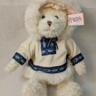 Target Friendzies Plush White Polar w/ Ivory/Blue Fur Trimmed Hooded Coat