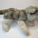 Build A Bear Husky Puppy Dog White/Gray Plush Stuffed Animal 16" Long