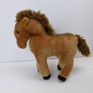 Dakin VTG 1975 Brown Horse Pony Colt Plush Stuffed Animal (tear in back)