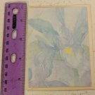 Current Inc. Blue Iris Flowers Small Blank Note Card Unused Vintage
