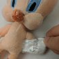 Six Flags Theme Park TWEETY BIRD Peach, Metallic Orange 9" Plush Stuffed Animal
