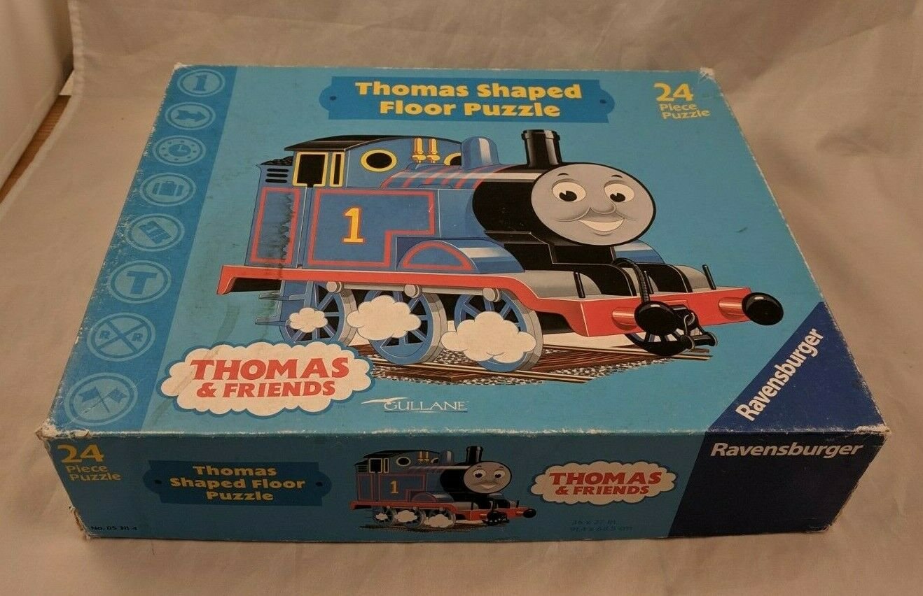 2002 THOMAS & FRIENDS SHAPED FLOOR PUZZLE 24 PC RAVENSBURGER