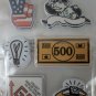 MONOPOLY Puffy Stickers Crafting Scrapbooking by Junk Food 3 Sheets, 18 Stickers