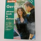 German Berlitz Phrase Book & Dictionary PB Pocket Guide