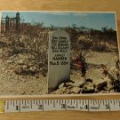 Petley Frameables Postcard Unused Boothill Graveyard Tombstone AZ Legally Hanged