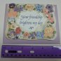 Northwestern Products Blank Note Card Mary Maguire Floral Border Friendship