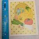 Note Card Blank Inside Leanin Tree Mary C Furch Illustration Gourd, Leeks